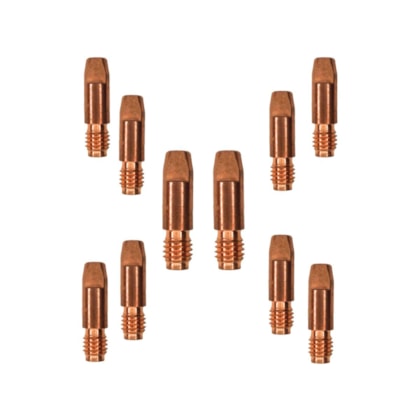 10 PCS BICO CONTATO 1,60 X 30 MM M8 DIAMETRO 10MM (26/36/40)