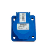 .32pcs Tomada Embutir 2p+t 16a Azul 6h 220/250v Omg 3046