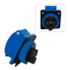 .32pcs Tomada Embutir 2p+t 16a Azul 6h 220/250v Omg 3046