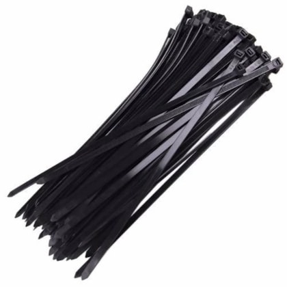 Abraçadeira Em Nylon 300mm X 7,6mm Preta 1500 Unidades