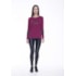 Blusa Alongada 01404 Bordo 01 / Preto