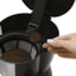 Cafeteira Britânia Cp15 Vidro Preto Com Inox Preta 220v