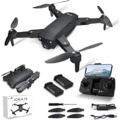 DRONE EACHINE E58 COM CÂMERA HD PRETO 2.4GHZ 1 BATERIA