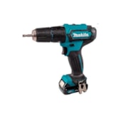 Furadeira martelete sem fio Makita HP333DWYX3 12V + acessórios 110V/220V