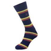 MEIA STRIPED TAQUINHO - MAR./VINHO/AMA.
