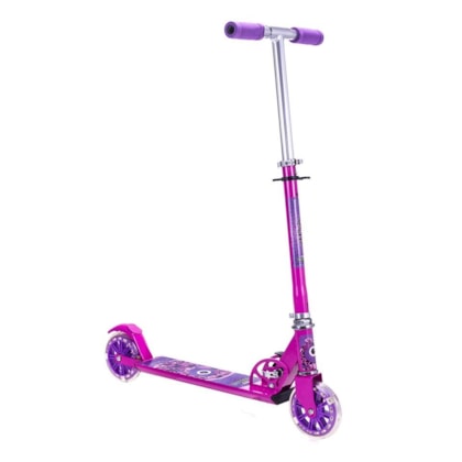 Patinete Unik Toys Com Luzes nas 2 Rodas ROSA