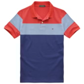POLO TESTE DE MUDANDO NOME - BLUE PRINT/TOMATO