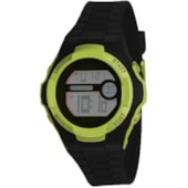 Relógio Speedo Unissex Pulseira de Plástico Diversas Cores Preto-Amarelo
