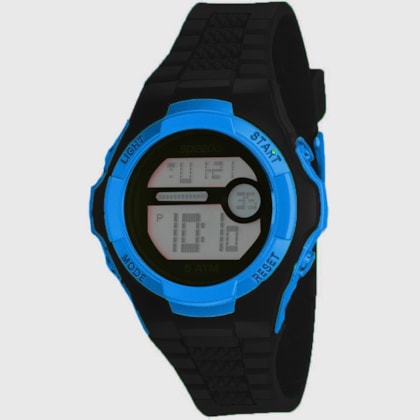 Relógio Speedo Unissex Pulseira de Plástico Diversas Cores Preto-Azul