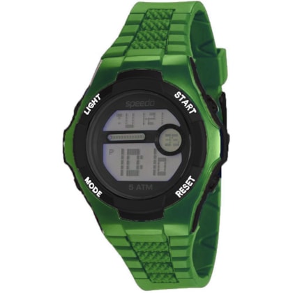 Relógio Speedo Unissex Pulseira de Plástico Diversas Cores Verde-Preto